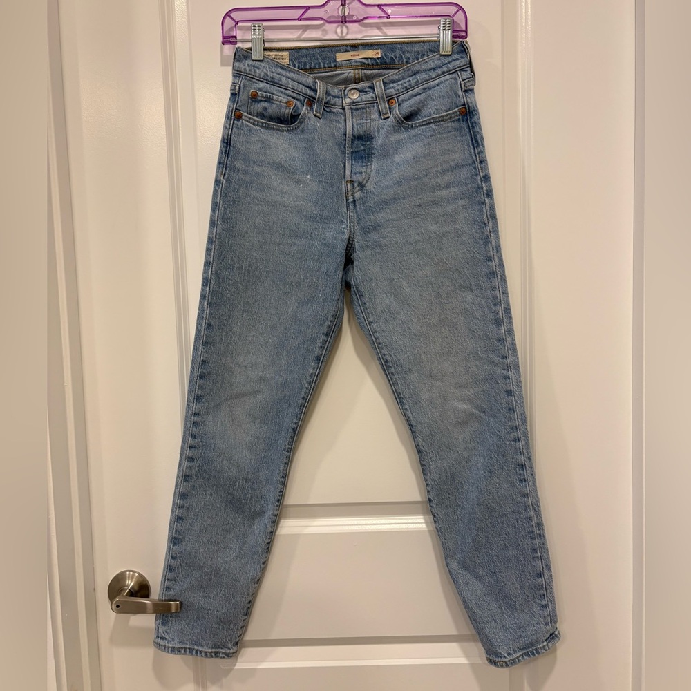 Levi's Light Blue Straight Leg Jeans